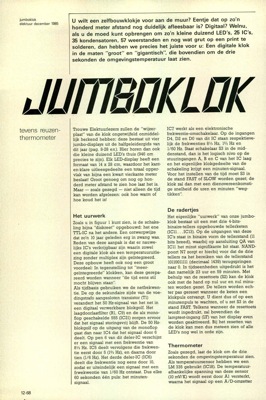 jumboklok - tevens reuzenthermometer