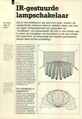 IR-gestuurde lampschakelaar - en toen was er licht…