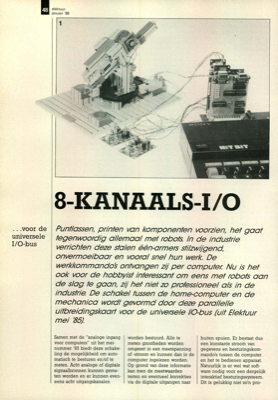 8-kanaals-I/O - …voor de universele I/O-bus