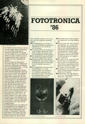 fototronica '86