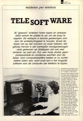 telesoftware - winkelen per telefoon