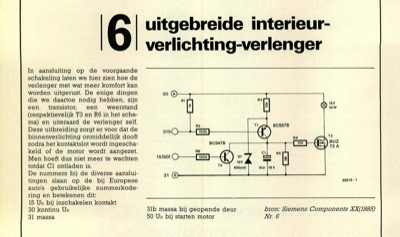 uitgebreide interieurverlichting-verlenger