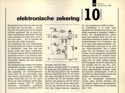 elektronische zekering