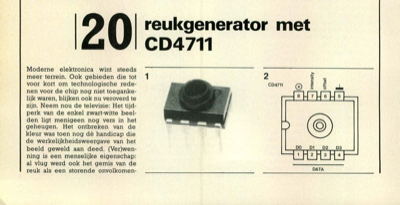 reukgenerator met CD4711