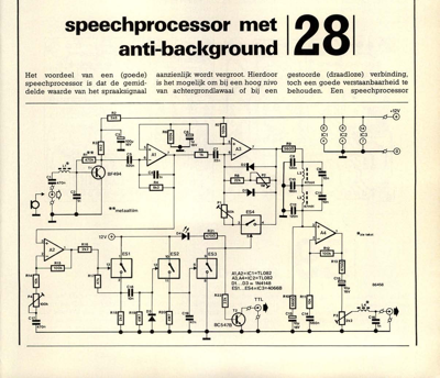 speechprocessor met anti-background