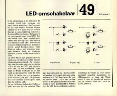 LED-omschakelaar