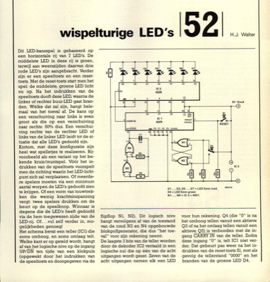 wispelturige LED's