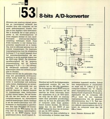 8-bits A/D-konverter