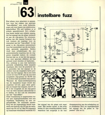 instelbare fuzz