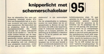 knipperlicht met schemerschakelaar