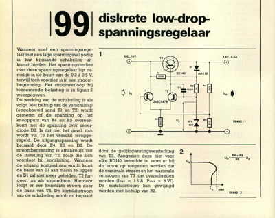 diskrete low-drop-spanningsregelaar