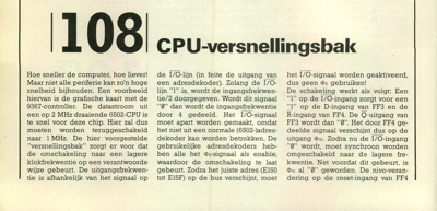 CPU-versnellingsbak