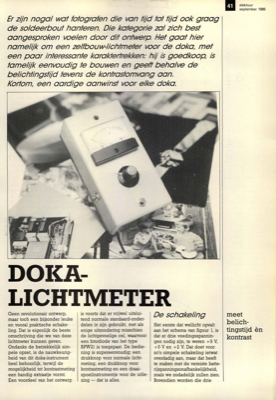 doka-lichtmeter - meet belichtingstijd èn kontrast