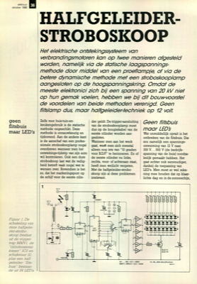 halfgeleiderstroboskoop - geen flitsbuis maar LED's