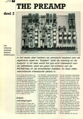 The Preamp (2) - het schema: subtiele aktieve elektronica