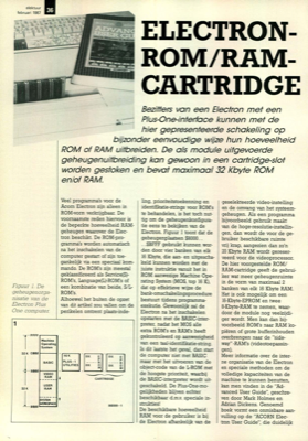 Electron-ROM/RAM-cartridge