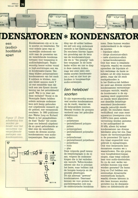 Kondensatoren - een (audio)-hoofdstuk apart