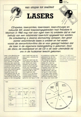 lasers - van utopie tot realiteit