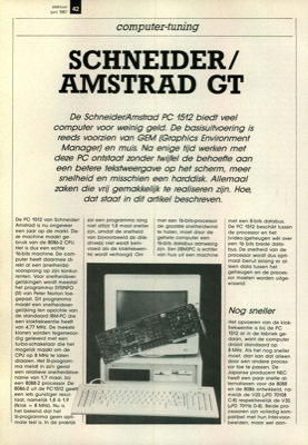 Schneider/Amstrad GT - computer-tuning