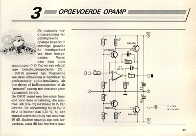 opgevoerde opamp