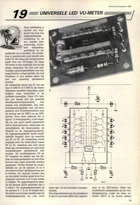 universele LED-VU-meter