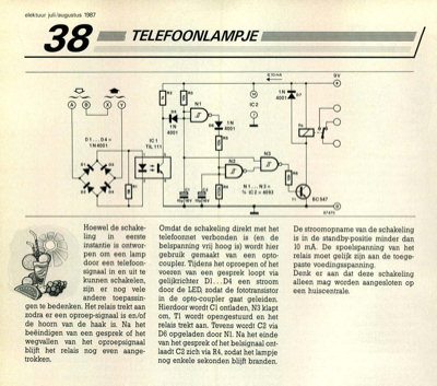 telefoonlampje