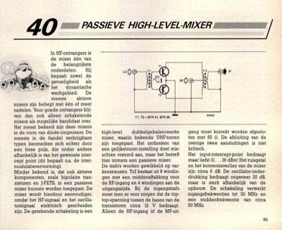 passieve high-level-mixer