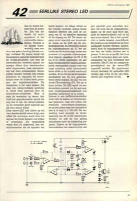 eerlijke stereo-LED