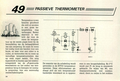 passieve thermometer