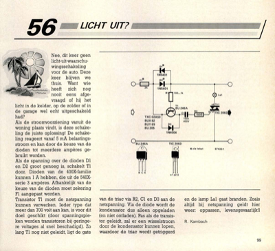 licht uit?