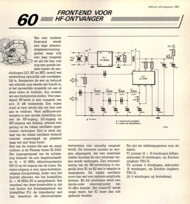 front-end voor HF-ontvanger