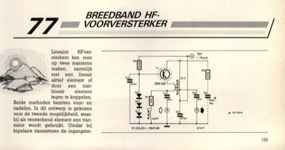 breedband HF-voorversterker