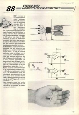 stereo-SMD-hoofdtelefoonversterker