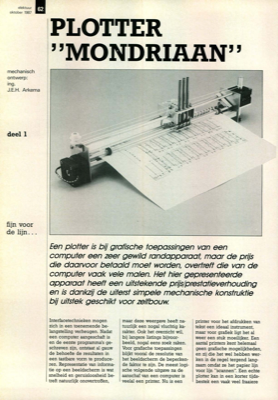 plotter ""Mondriaan"" (1) - fijn voor de lijn…