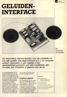 geluiden-interface - de computer als imitator