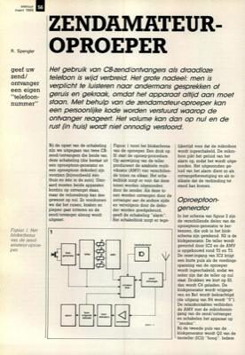 zendamateur-oproeper - geef uw zend/ontvanger een eigen ""telefoonnummer""