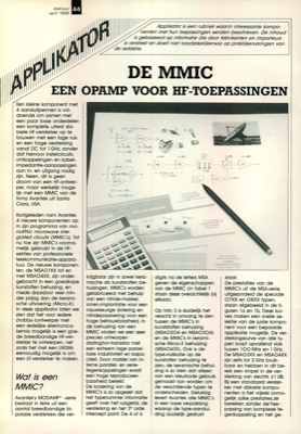 applikator: de MMIC - een opamp voor HF-toepassingen