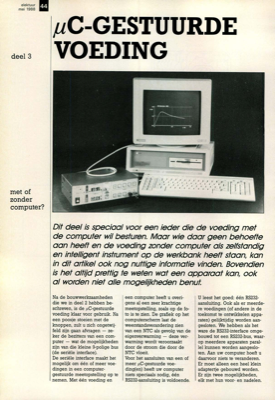 μC-gestuurde voeding (3) - met of zonder computer