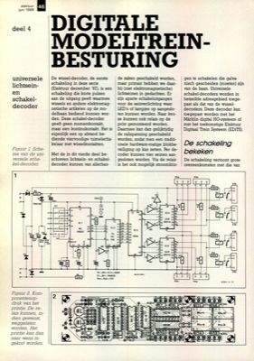 digitale modeltreinbesturing (4) - universele lichtsein- en schakeldecoder