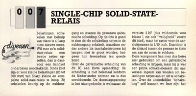 single-chip solid-state-relais