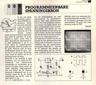 programmeerbare spanningsbron