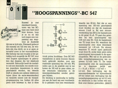 ""hoogspannings""-BC547