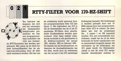 RTTY-filter voor 170-hz-shift