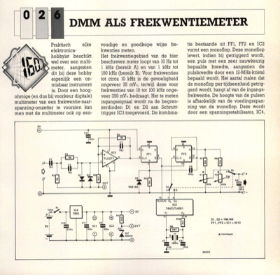 DMM als frekwentiemeter