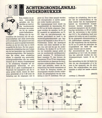 achtergrondlawaai-onderdrukker