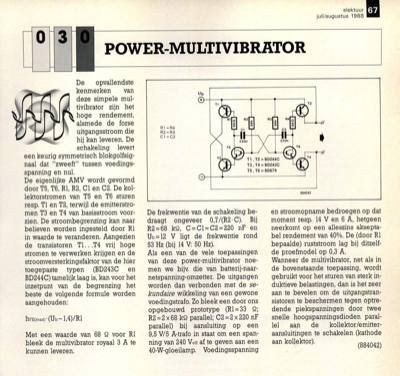 power-multivibrator