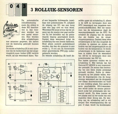 3 rolluik sensoren