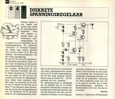 diskrete spanningsregelaar