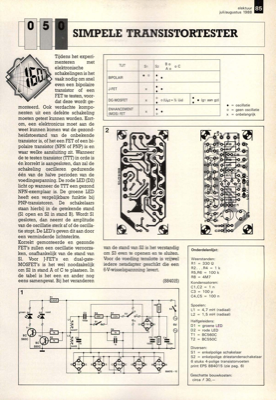 simpele transistirtester