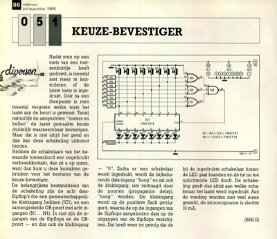 keuze-bevestiger